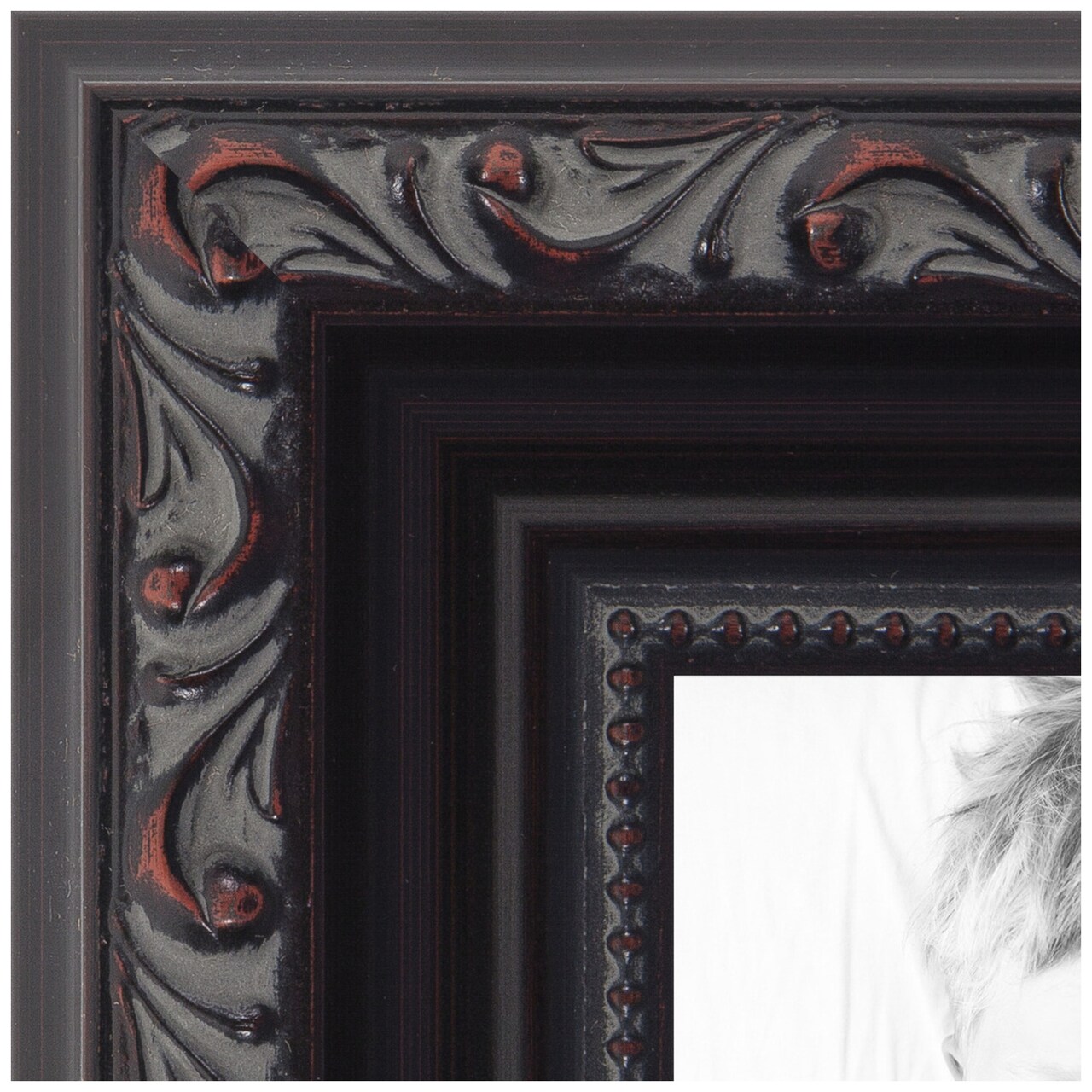 ArtToFrames 11x14 Inch Picture Frame, This 1.25 Inch Custom Wood Poster Frame is Available in Multiple Colors, Great for Your Art or Photos - Comes with Regular Glass and Corrugated Backing (A40HF)